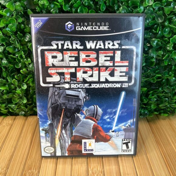 Nintendo Gamecube LucasArts Star Wars Rebel Strike Video Game Case Manual - Picture 1 of 8